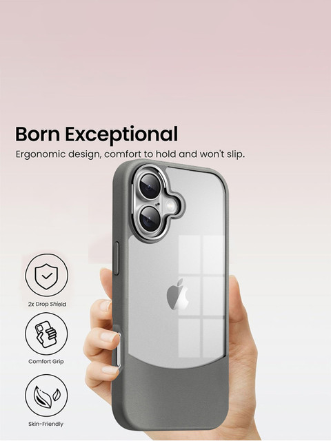 Karwan Solid Printed iPhone 16 Plus Back Case Mobile Accessories - Image 4