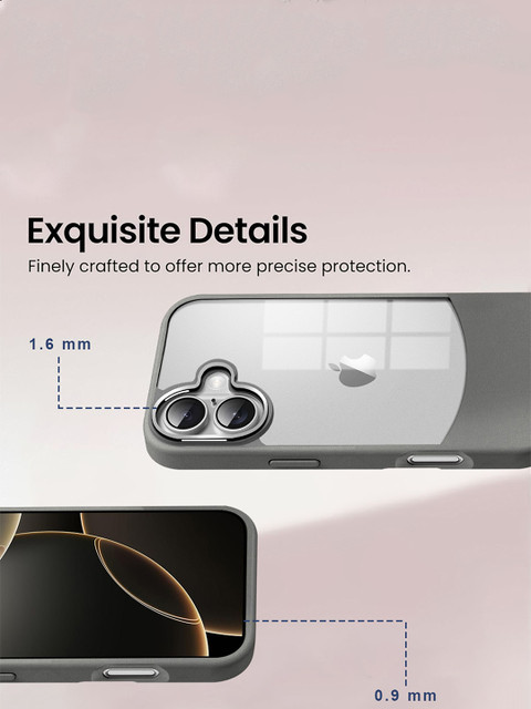 Karwan Solid Printed iPhone 16 Plus Back Case Mobile Accessories - Image 3