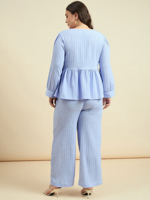 DressBerry Curve Plus Size Round Neck Tunic With Trouser - Image 5