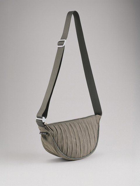 Lino Perros Unisex Textured Structured Sling Bag