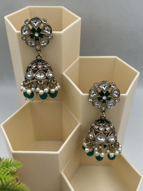 Fashion Theme Circular Jhumkas Earrings