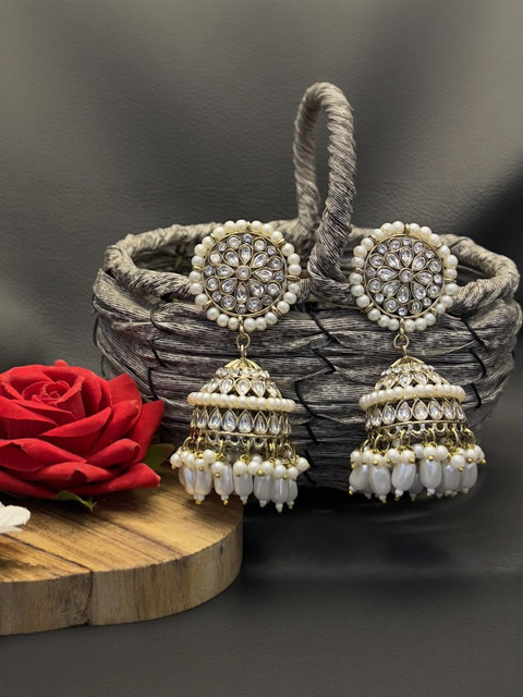 Fashion Theme Circular Jhumkas Earrings