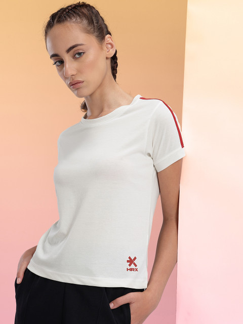 HRX by Hrithik Roshan Placement Print Slim Fit Lifestyle T-shirt