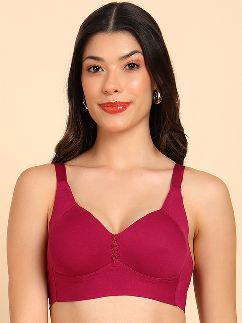 Tweens Invisi-Fit Lightly Padded Cotton Bonded Seamless Minimiser Bra