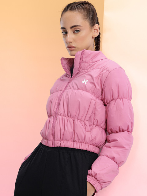 HRX by Hrithik Roshan Mock Collar Crop Puffer Lifestyle Jacket