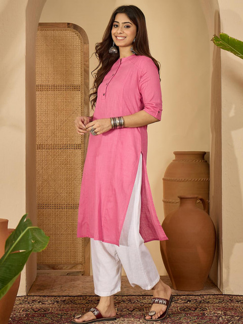Sangria Women Solid workwear Kurta - Image 4