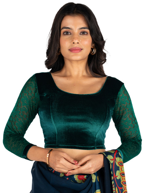 Abhi Women Cotton Saree Blouse