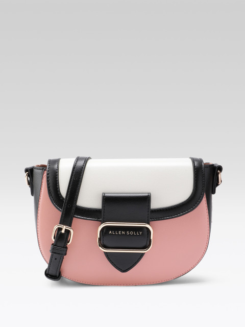 Allen Solly Colourblocked Structured Sling Bag
