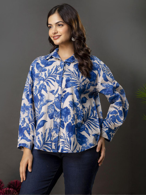 SZN Women Floral Cotton Tops