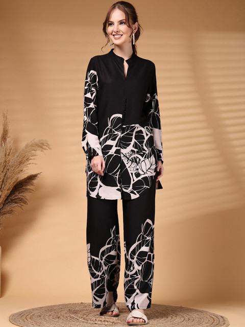 HERE&NOW Women Floral Printed Co-ord Set