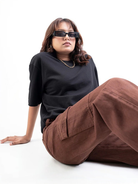 Ds Fashion Women High-Rise Cargo Jeans - Image 4