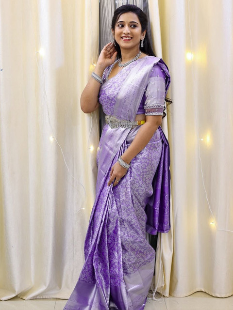 Shriyangan Woven Design Zari Art Silk Kanjeevaram Saree