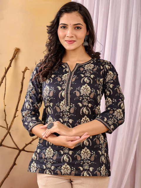 KEIYONA Women Printed Straight Tunic