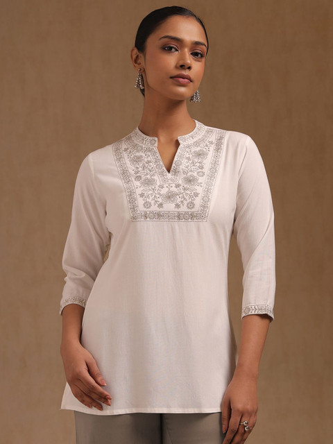Soch Mandarin Collar Embroidered Tunic