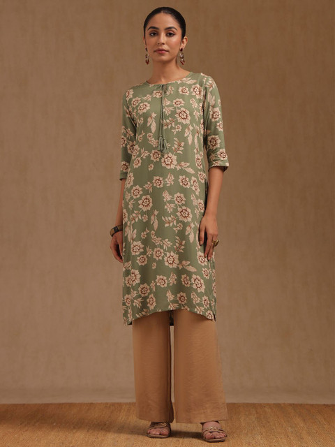 Soch Floral Printed Straight Kurta