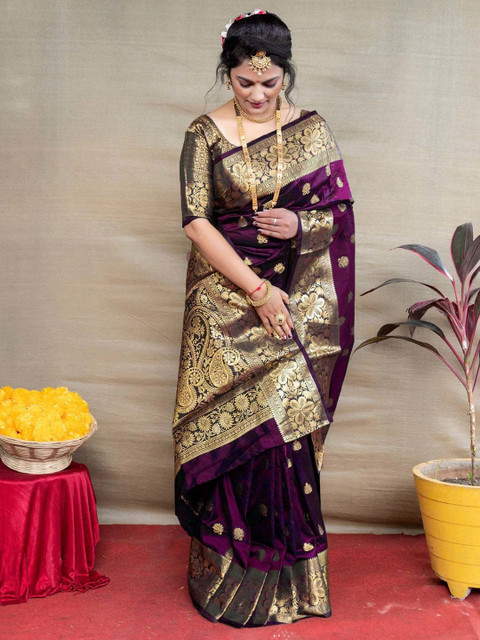 Shriyangan Woven Design Zari Kanjeevaram Saree