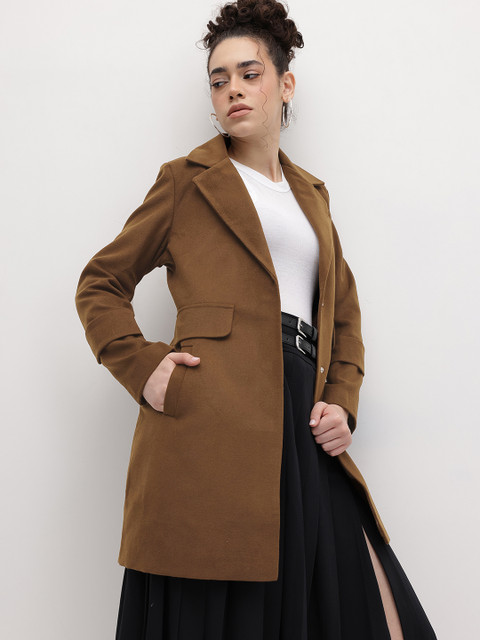 The Roadster Lifestyle Co. Single-Breasted Overcoat