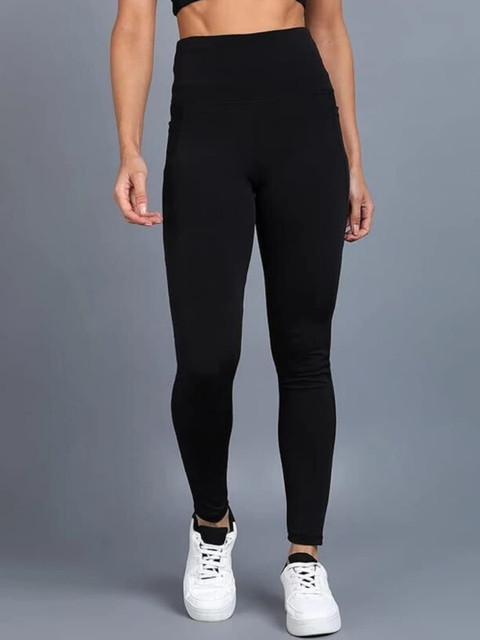 KGN HUB Women High-Rise Ankle Length Gym Tights