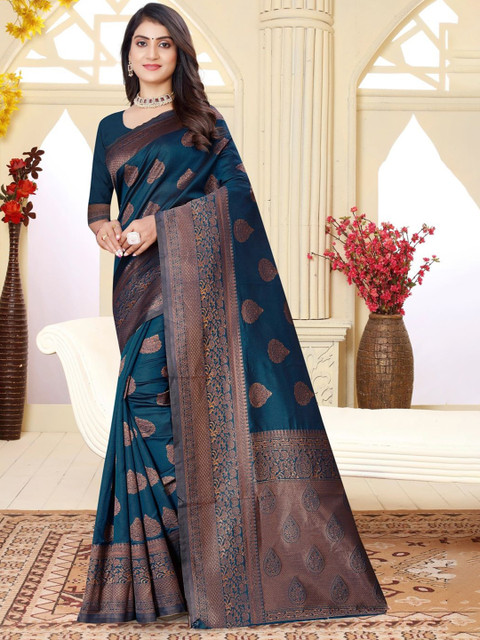 Shriyangan Woven Design Zari Kanjeevaram Saree