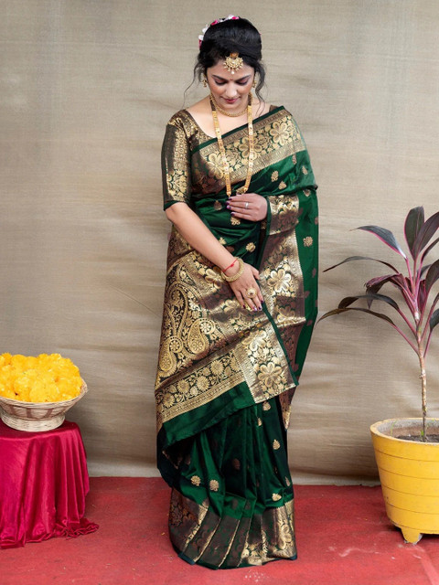 Shriyangan Woven Design Zari Kanjeevaram Saree