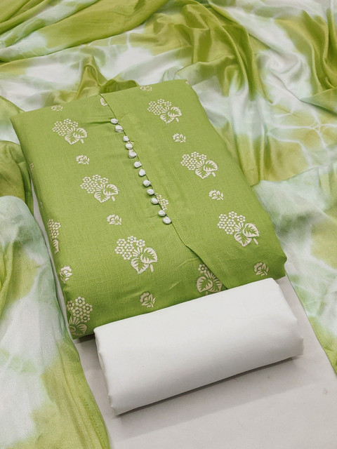 LeeliPeeri Designer Floral Printed Unstitched Dress Material