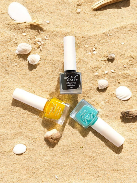 Indie Nails Women Pack of 3 Gen Z Glow color Nail polish