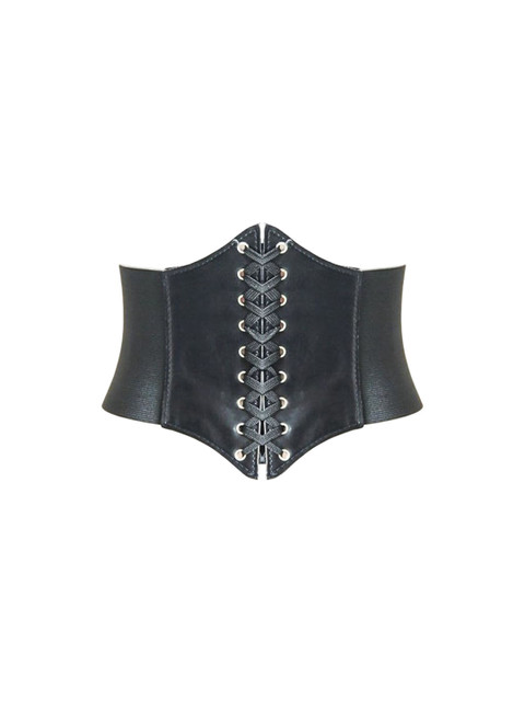 Niddleman Women Lace-up Velcro Corset