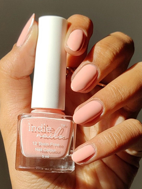 Indie Nails Set of 2 Vegan & Cruelty-Free Quick Dry Nude Nail Polish - Image 2