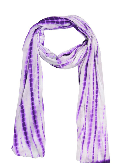 Farooq Dyeing Abstract Batik Dyed Cotton Dupatta