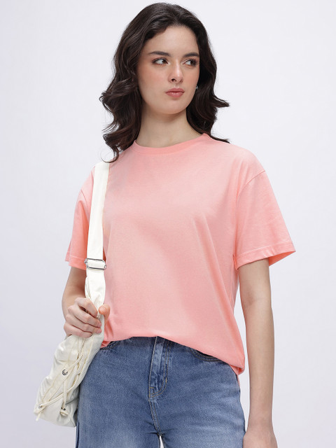 glitchez Drop-Shoulder Sleeves Oversized T-shirt