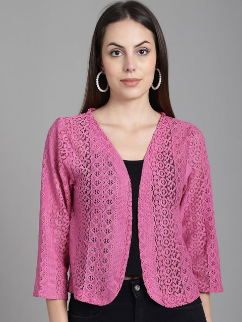 SZN Self Design V-Neck Shrug