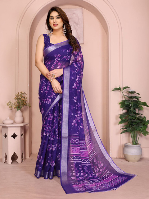 Moda Rapido Ethnic Motifs Zari Saree