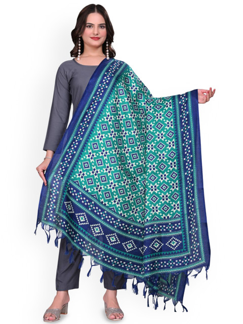 Kemza Ethnic Motifs Printed Kalamkari dupatta