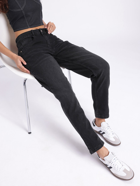 glitchez Women Relaxed Fit Light Fade Stretchable Jeans