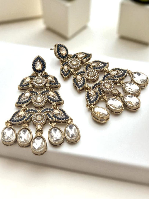 BFC - BUY FOR CHANGE Women Alloy Gold With Artificial Beads Chandbalis Earrings