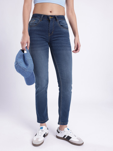 glitchez Women Light Fade Stretchable Jeans