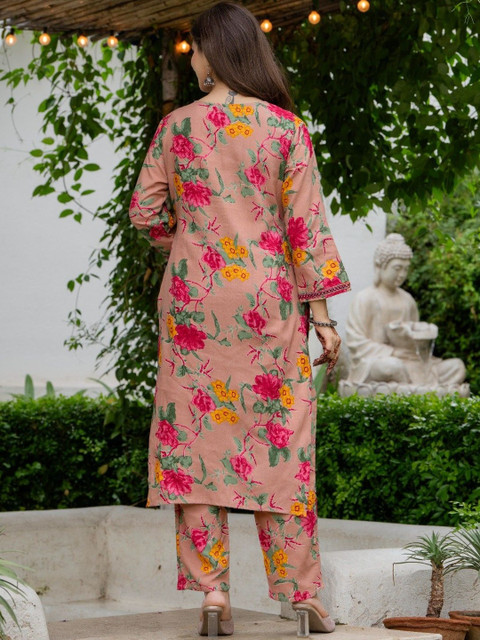 KJFAB Women Nude Kurta Sets - Image 2