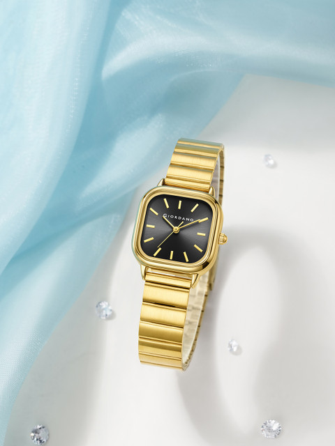 GIORDANO Women Dial & Stainless Steel Bracelet Style Straps Analogue Watch GZ-60098-22