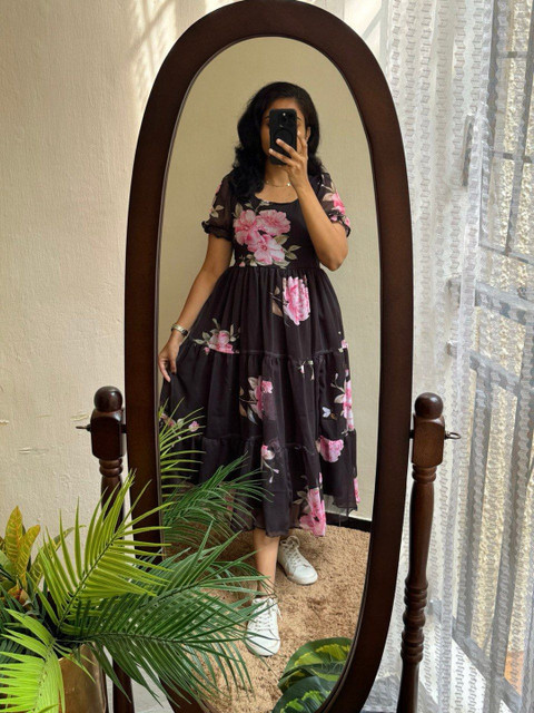 Moda Rapido Women Black Dresses