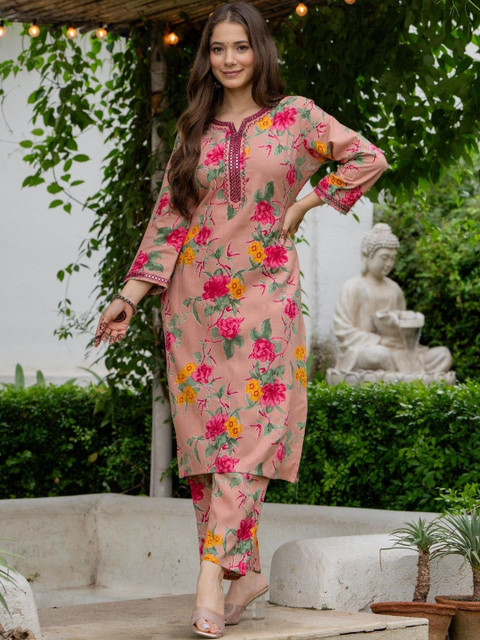 KJFAB Women Nude Kurta Sets - Image 5