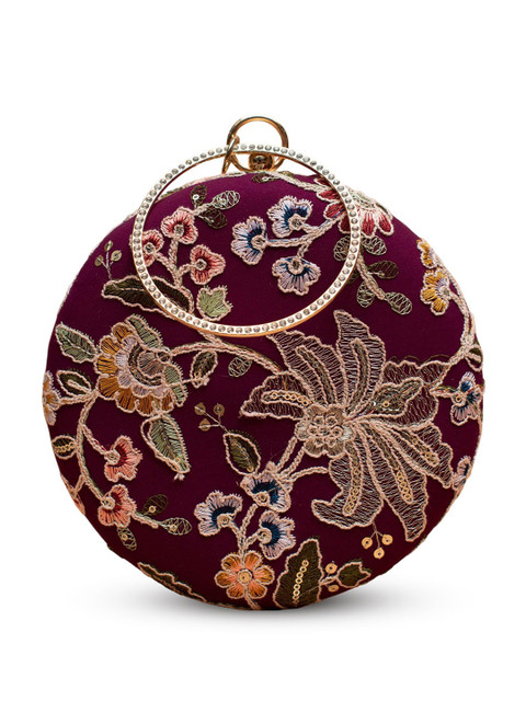 ARTKLIM Embroidered Box Clutch - Image 2