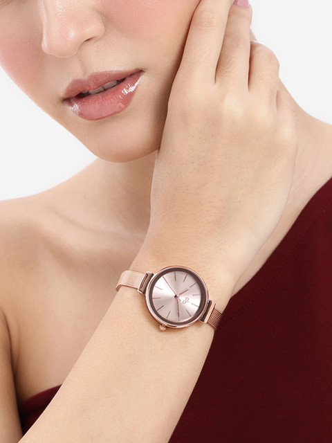 DressBerry Women Stainless Steel Dial & Bracelet Straps Analogue Watch UT-A8629-RG-DB