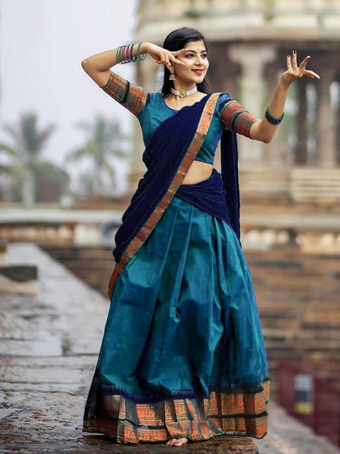 MANMOHITSAREE Ready to Wear Lehenga & Blouse With Dupatta