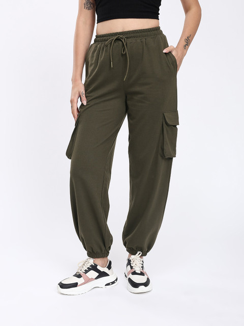 glitchez Women Relaxed Fit Jogger Track Pants