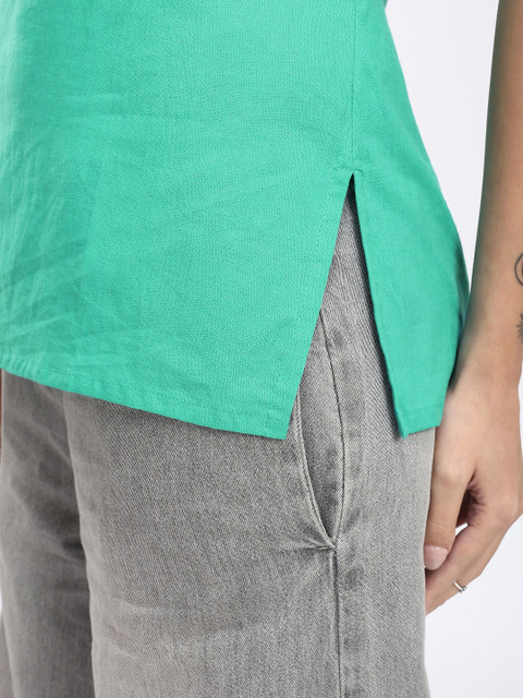 Anouk Rustic Solid Straight Kurti - Image 6