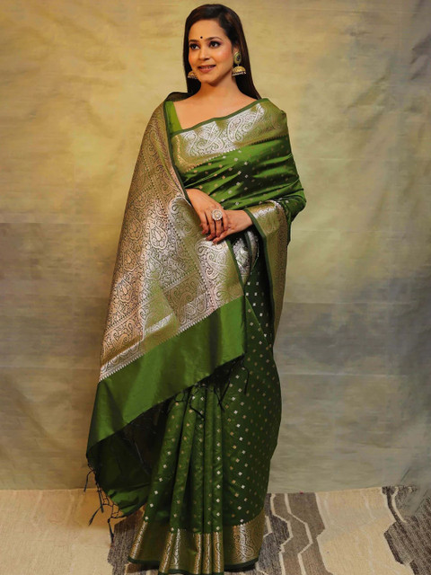 AVANTIKA FASHION Woven Design Zari Kanjeevaram Saree - Image 4