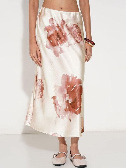 Annabelle by Pantaloons Women Floral Printed A-line Mid Rise Midi Skirts