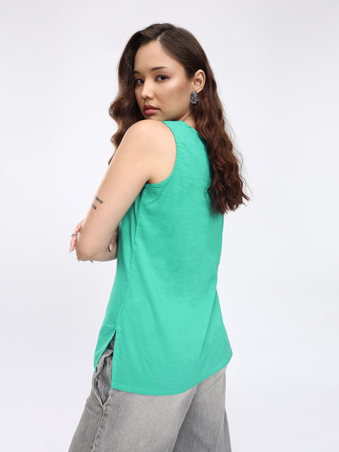 Anouk Rustic Solid Straight Kurti - Image 5