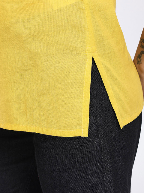 Anouk Rustic V-Neck Straight Kurti - Image 6