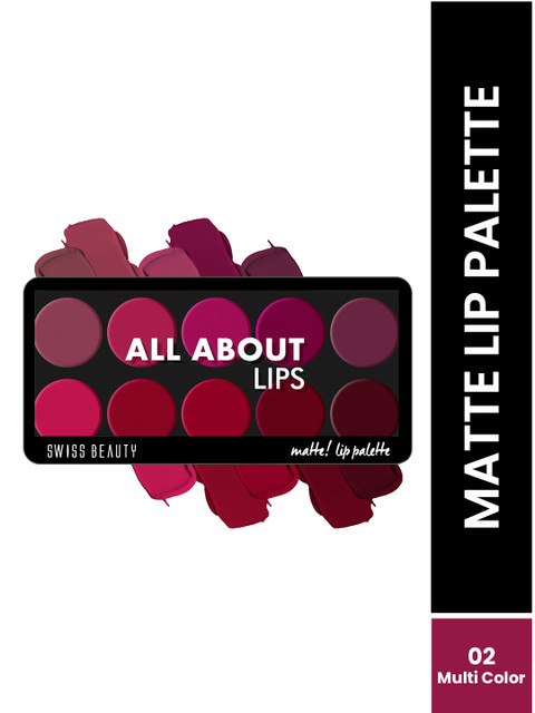 SWISS BEAUTY All About Lips Matte Lip Palette - 02
